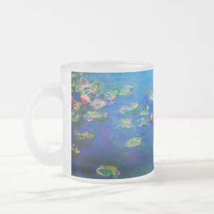 Monet Water Lilies 1906 Frosted Glass Coffee Mug