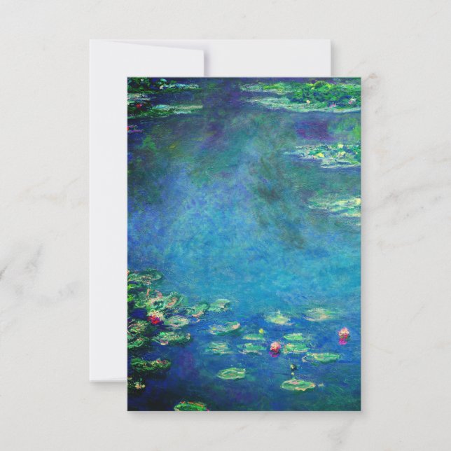 Monet Water Lilies 1906 Invitation (Front)