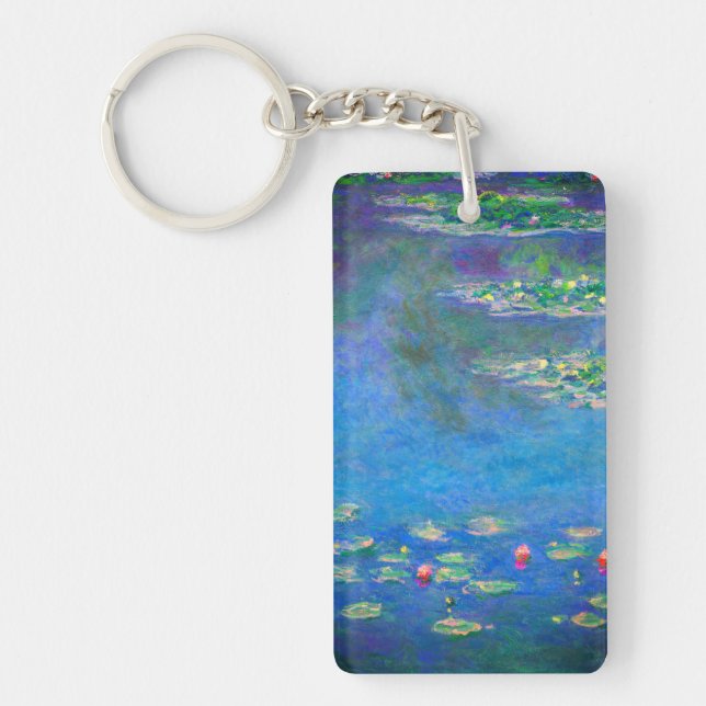 Monet Water Lilies 1906 Key Ring (Front)