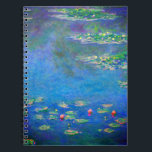 Monet Water Lilies 1906 Notebook<br><div class="desc">Notebook featuring Claude Monet’s oil painting Water Lilies (1906). A serene still life of the interplay between light and reflection upon beautiful water lilies in a pond. A great gift for fans of impressionism and French art.</div>