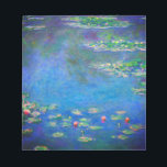 Monet Water Lilies 1906 Notepad<br><div class="desc">Notepad featuring Claude Monet’s oil painting Water Lilies (1906). A serene still life of the interplay between light and reflection upon beautiful water lilies in a pond. A great gift for fans of impressionism and French art.</div>