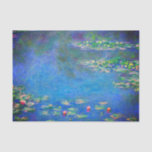 Monet Water Lilies 1906 Tissue Paper<br><div class="desc">Tissue Paper featuring Claude Monet’s oil painting Water Lilies (1906). A serene still life of the interplay between light and reflection upon beautiful water lilies in a pond. A great gift for fans of impressionism and French art.</div>