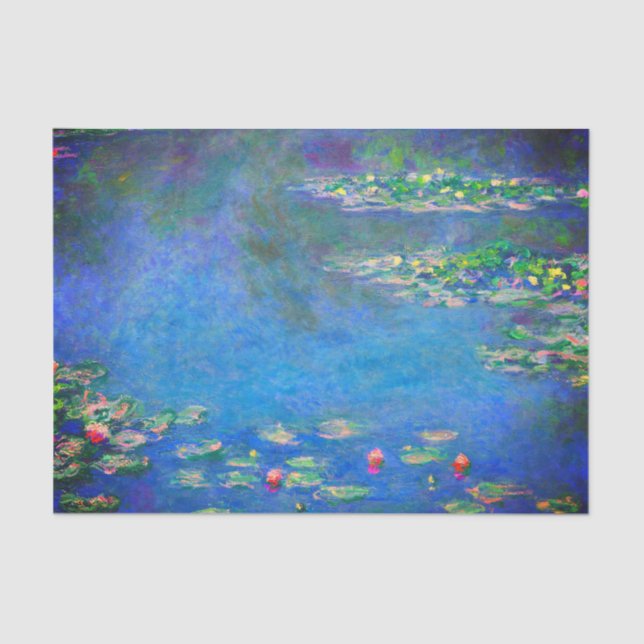 Monet Water Lilies 1906 Tissue Paper (Front)