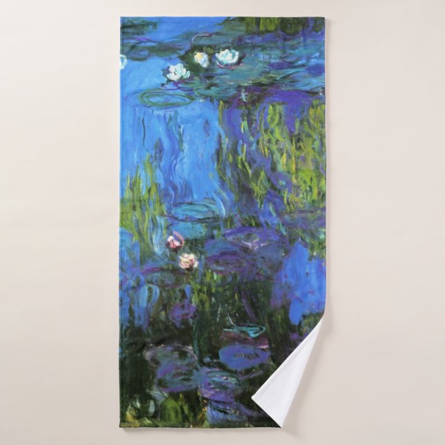 Monet - Water-Lilies, 1914-1917 Bath Towel (Bath Towel)