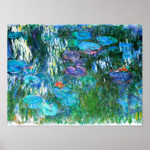Monet - Water Lilies, 1916-1919, Poster