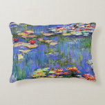 Monet - Water Lilies, 1916, Accent Pillow<br><div class="desc">Claude Monet's famous painting,  Water Lilies,  1916</div>
