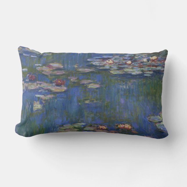 MONET Water Lilies 1916 Accent Throw Pillows (Front)