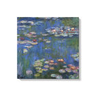 MONET WATER LILIES 1916 blue Stretched Canvas Art