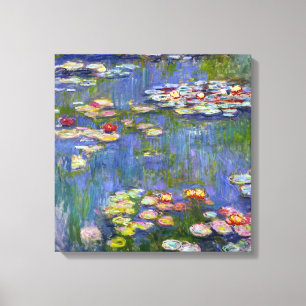 Monet Water Lilies 1916 Canvas Print