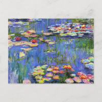 Monet - Water Lilies, 1916, Card