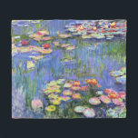 Monet - Water Lilies, 1916 Fleece Blanket<br><div class="desc">Claude Monet's famous painting,  Water Lilies,  1916</div>