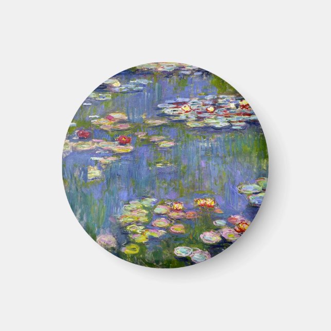 Monet Water Lilies 1916 Magnet (Front)