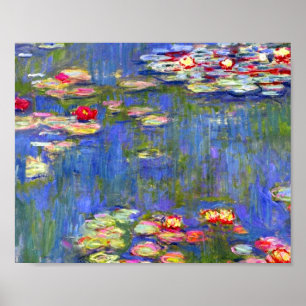 Monet Water Lilies 1916 Poster