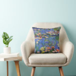 Monet - Water Lilies, 1916, Throw Pillow<br><div class="desc">Claude Monet's famous painting,  Water Lilies 1916</div>