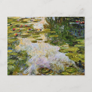Monet - Water Lilies 1917-1919 Postcard