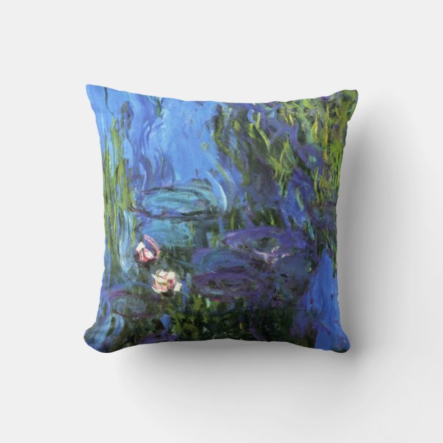 Monet - Water Lilies, 1917 Cushion (Front)