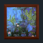 Monet - Water Lilies, 1917 Gift Box<br><div class="desc">Claude Monet painting,  Water Lilies (1917),  single rocker light switch plate.</div>