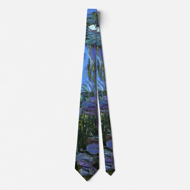 Monet - Water Lilies, 1917 Tie (Front)