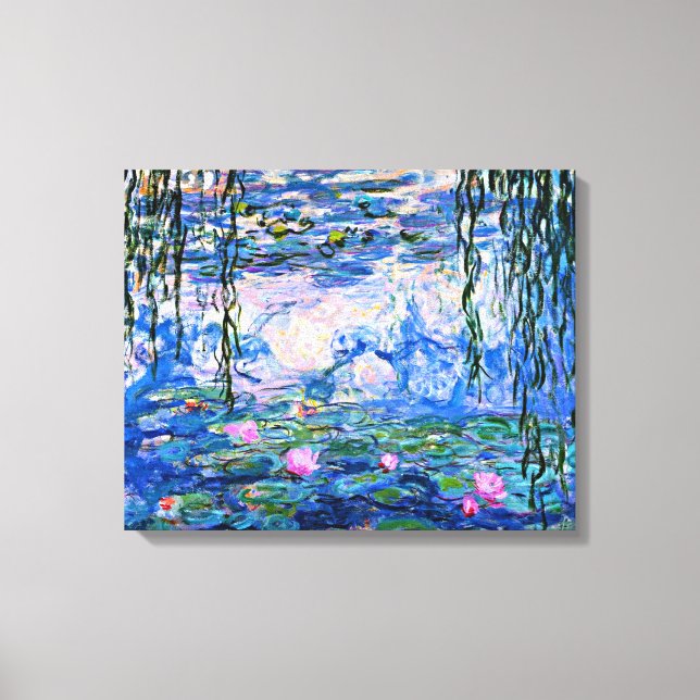 Monet - Water Lilies 1919, Canvas Print (Front)