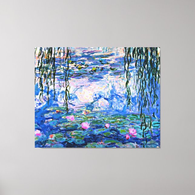 Monet - Water Lilies 1919, Canvas Print (Front)