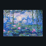 Monet: Water Lilies 1919 Doormat<br><div class="desc">Claude Monet: Water Lilies Red,  1919,  Impressionism artwork</div>