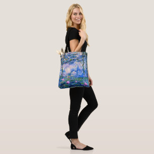 Monet: Water Lilies 1919, famous painting Tote Bag