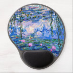 Monet, Water Lilies, 1919, Gel Mouse Mat<br><div class="desc">Water Lilies,  1919,  famous painting by Impressionist artist,  Claude Monet</div>