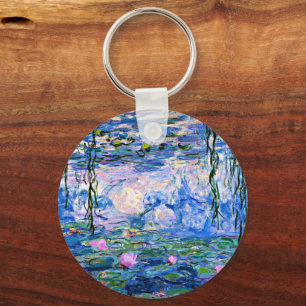Monet, Water Lilies, 1919, Key Ring