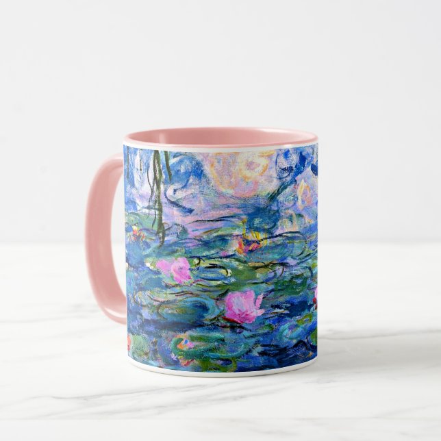 Monet: Water Lilies 1919 Mug (Front Left)