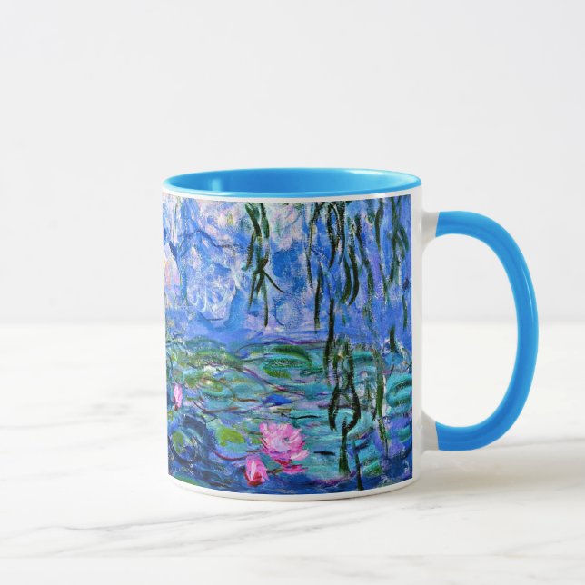 Monet: Water Lilies 1919 Mug (Right)