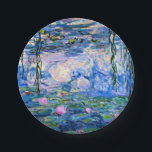 Monet - Water Lilies, 1919 Paper Plate<br><div class="desc">Claude Monet 1919 painting,  Water Lilies</div>