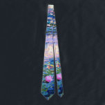 Monet - Water Lilies, 1919, Tie<br><div class="desc">Water Lilies,  1919,  famous painting by Claude Monet</div>