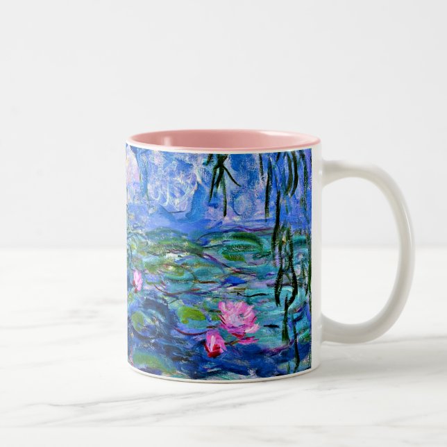 Monet: Water Lilies 1919 Two-Tone Coffee Mug (Right)