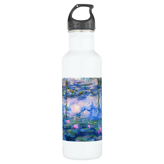 Monet Water Lilies 710 Ml Water Bottle (Front)