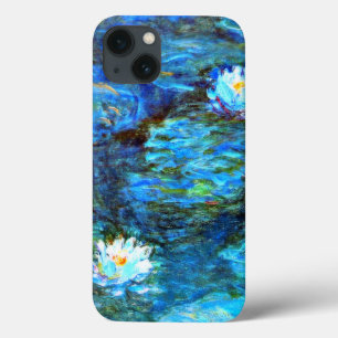 Monet - Water Lilies (blue) iPhone 13 Case