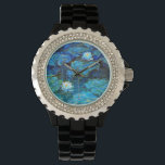 Monet - Water Lilies (blue) Watch<br><div class="desc">Famous painting by Claude Monet,  Water Lilies (blue).</div>