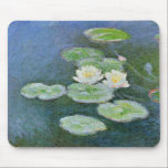 Monet - Water Lilies, Evening Effect, Mouse Mat<br><div class="desc">Water Lilies,  Evening Effect,  famous painting by Claude Monet.</div>