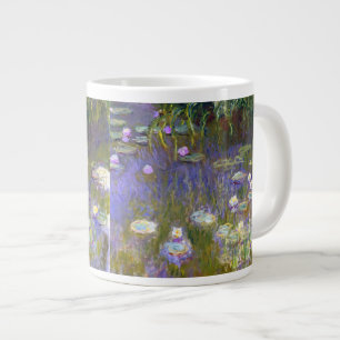 Monet Water Lilies Fine Art (1922) Large Coffee Mug