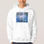 Monet Water Lilies Hoodie<br><div class="desc">Monet Water Lilies hoodie. Oil painting on canvas from 1916. Monet painted his famous water lily pond obsessively during the final years of his career, drawing inspiration from the light of the sun and its shifting effect on the water and the aquatic flowers and foliage. This painting features a vibrant...</div>