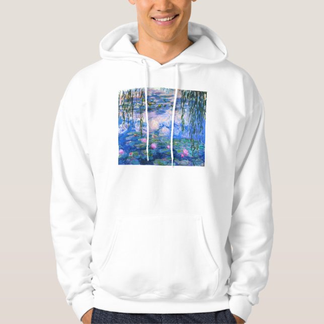 Monet Water Lilies Hoodie (Front)