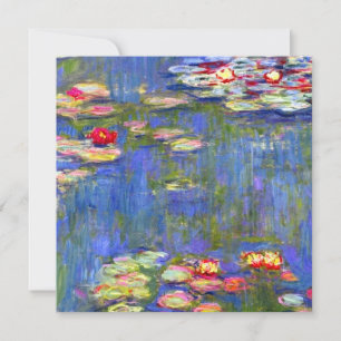 Monet Water Lilies  Invitation