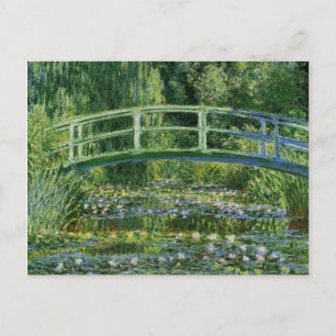 Monet Water Lilies Japanese Bridge Postcard
