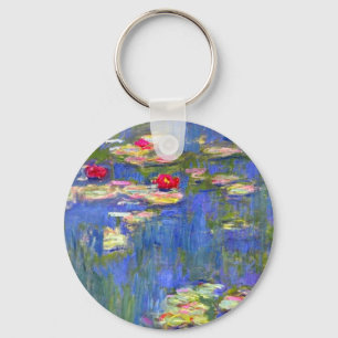 Monet Water Lilies Key Ring