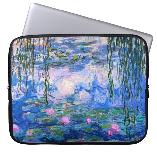 Monet Water Lilies Laptop Sleeve (Front)
