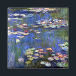 Monet Water Lilies Magnet<br><div class="desc">"Water Lilies" is an oil painting created by French Impressionism artist,  Claude Monet,  in 1916,  showing one of hundreds of his water lily pond paintings from his home in Giverny,  France.</div>