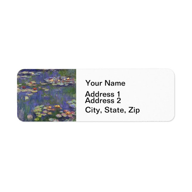 Monet Water Lilies Masterpiece Painting (Front)