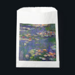 Monet Water Lilies Masterpiece Painting Favour Bags<br><div class="desc">Monet Water Lilies - This classic Monet painting was painted by Claude Monet in 1916. It is part of his famous water lilies collection where he paints in his garden in Giverney,  France. A masterpiece painting.</div>
