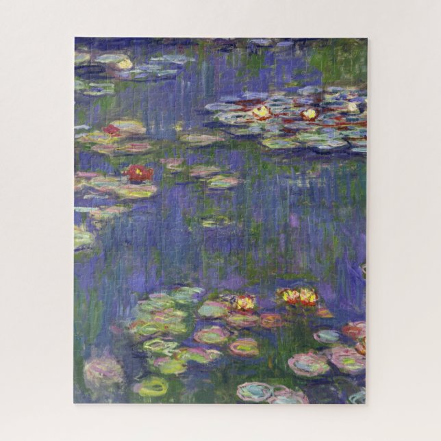 Monet Water Lilies Masterpiece Painting Jigsaw Puzzle (Vertical)