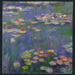 Monet Water Lilies Masterpiece Painting Napkin<br><div class="desc">Monet Water Lilies - This classic Monet painting was painted by Claude Monet in 1916. It is part of his famous water lilies collection where he paints in his garden in Giverney,  France. A masterpiece painting.</div>