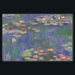 Monet Water Lilies Masterpiece Painting Tissue Paper<br><div class="desc">Monet Water Lilies - This classic Monet painting was painted by Claude Monet in 1916. It is part of his famous water lilies collection where he paints in his garden in Giverney,  France. A masterpiece painting.</div>
